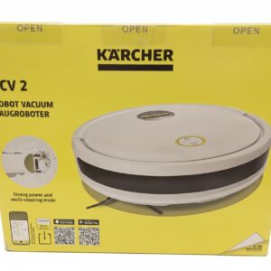 Kärcher RCV 2 Saugroboter weiß, Saug- und Wischroboter mit App-Steuerung, Gyro-Navigation, 4000 Pa Saugleistung, inkl. OVP. | Zustand: Neu