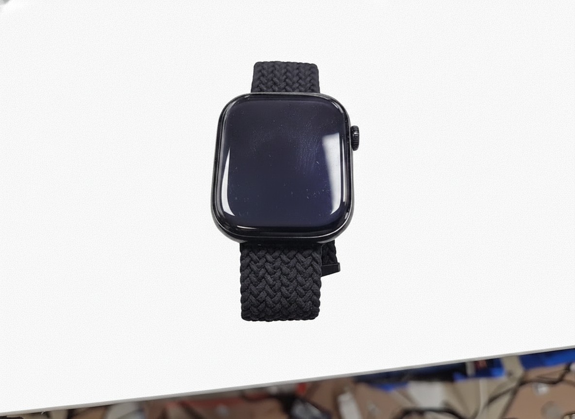 Apple Watch Series 10, 2024, Schwarz, GPS-Modell, Aluminiumgehäuse, inklusive geflochtenem Solo Loop Armband, neuwertiger Zustand. Ladegerät | Zustand: Sehr Gut – Bild 2
