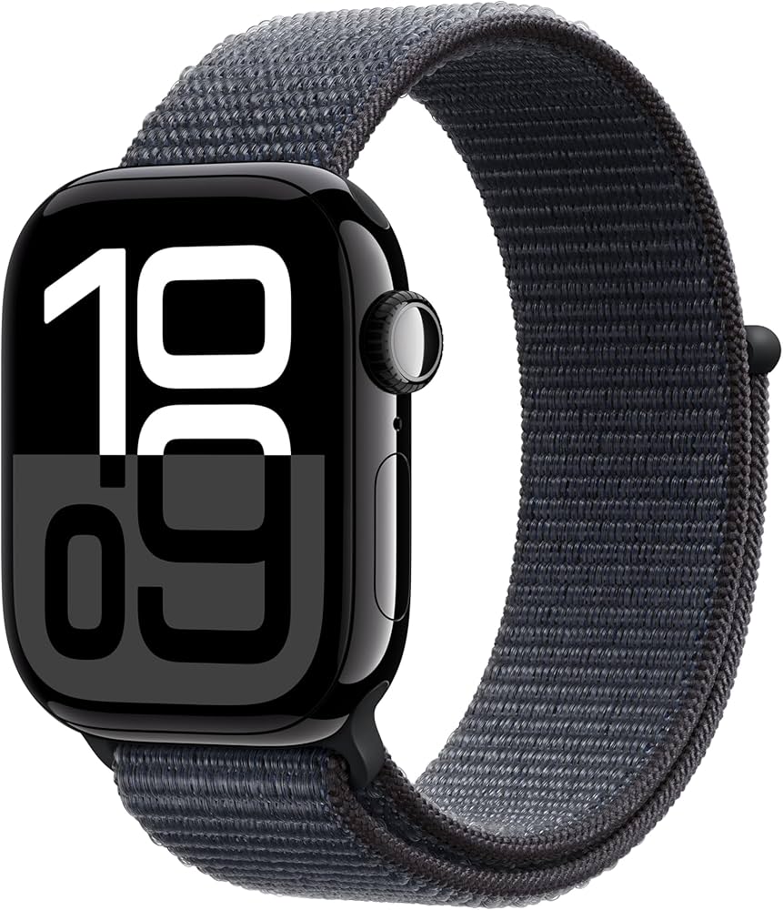 Apple Watch Series 10, 2024, Schwarz, GPS-Modell, Aluminiumgehäuse, inklusive geflochtenem Solo Loop Armband, neuwertiger Zustand. Ladegerät | Zustand: Sehr Gut – Bild 3