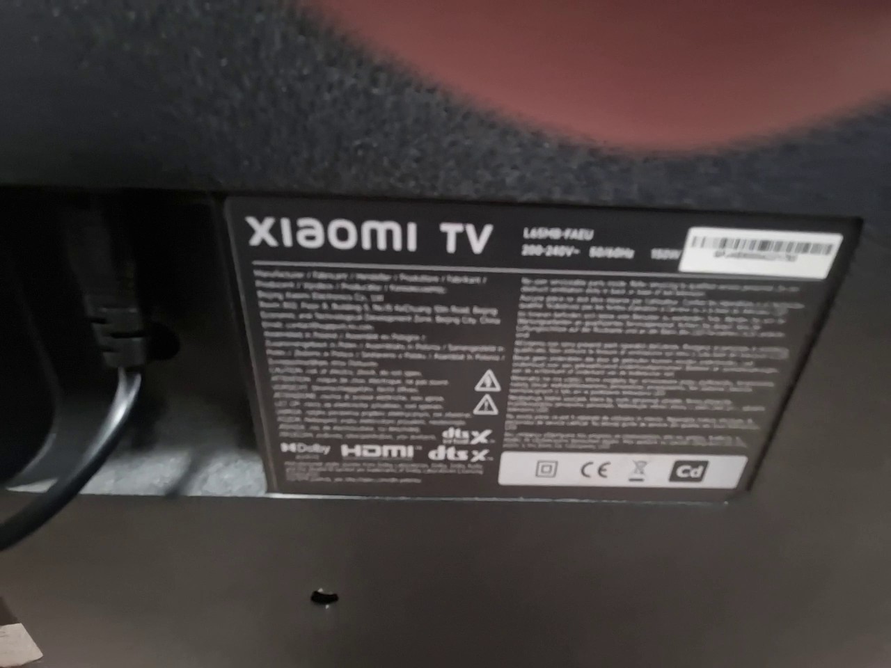 Xiaomi TV F 65 2026, 65 Zoll, Schwarz, 4K UHD Smart TV mit Fire OS, 120Hz Game Boost Mode, HDR, Dolby Audio und DTS:X Unterstützung. | Zustand: Sehr Gut – Bild 3