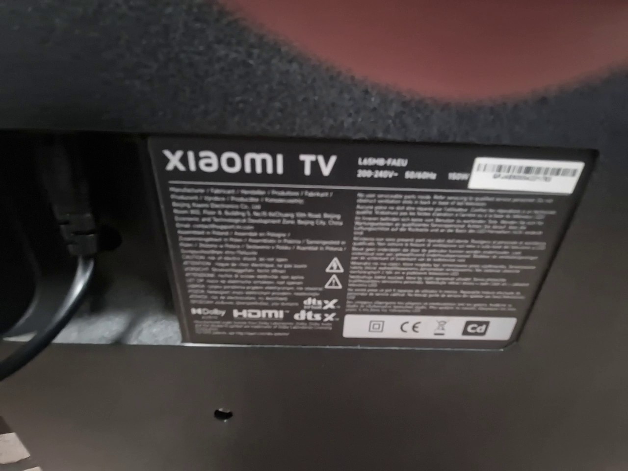 Xiaomi TV F 65 2026, 65 Zoll, Schwarz, 4K UHD Smart TV mit Fire OS, 120Hz Game Boost Mode, HDR, Dolby Audio und DTS:X Unterstützung. | Zustand: Sehr Gut – Bild 4