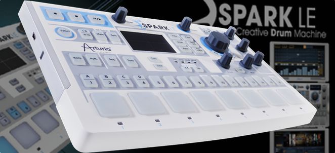 Arturia Spark LE weiß, Hybrid-Drum-Machine mit Pads, Reglern und Software-Anbindung, inkl. OVP | Zustand: Sehr Gut – Bild 3