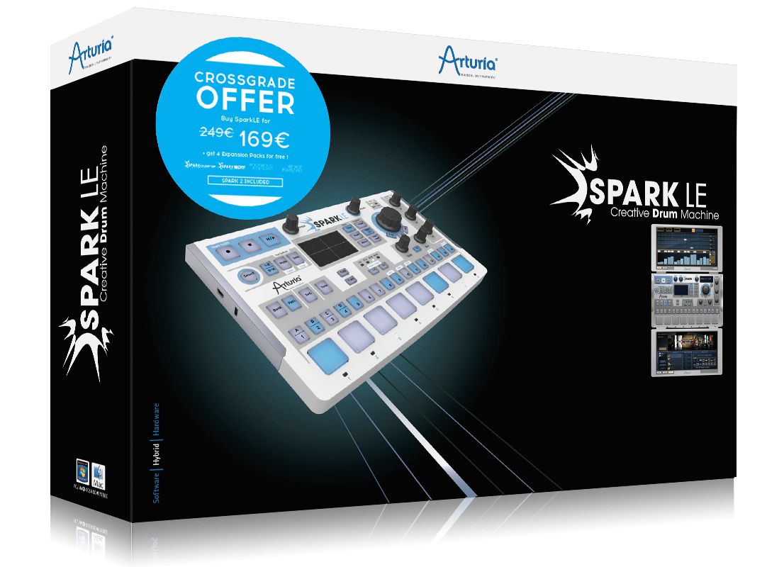Arturia Spark LE weiß, Hybrid-Drum-Machine mit Pads, Reglern und Software-Anbindung, inkl. OVP | Zustand: Sehr Gut – Bild 4