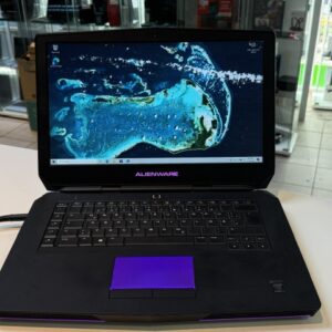 Dell Alienware 15 (2015), Schwarz, Intel Core i7-4710HQ, 16GB RAM, 256GB SSD, 1TB HDD, GeForce GTX 970M, Win 10, inkl.   Rucksack, Akku defekt | Zustand: Sehr Gut