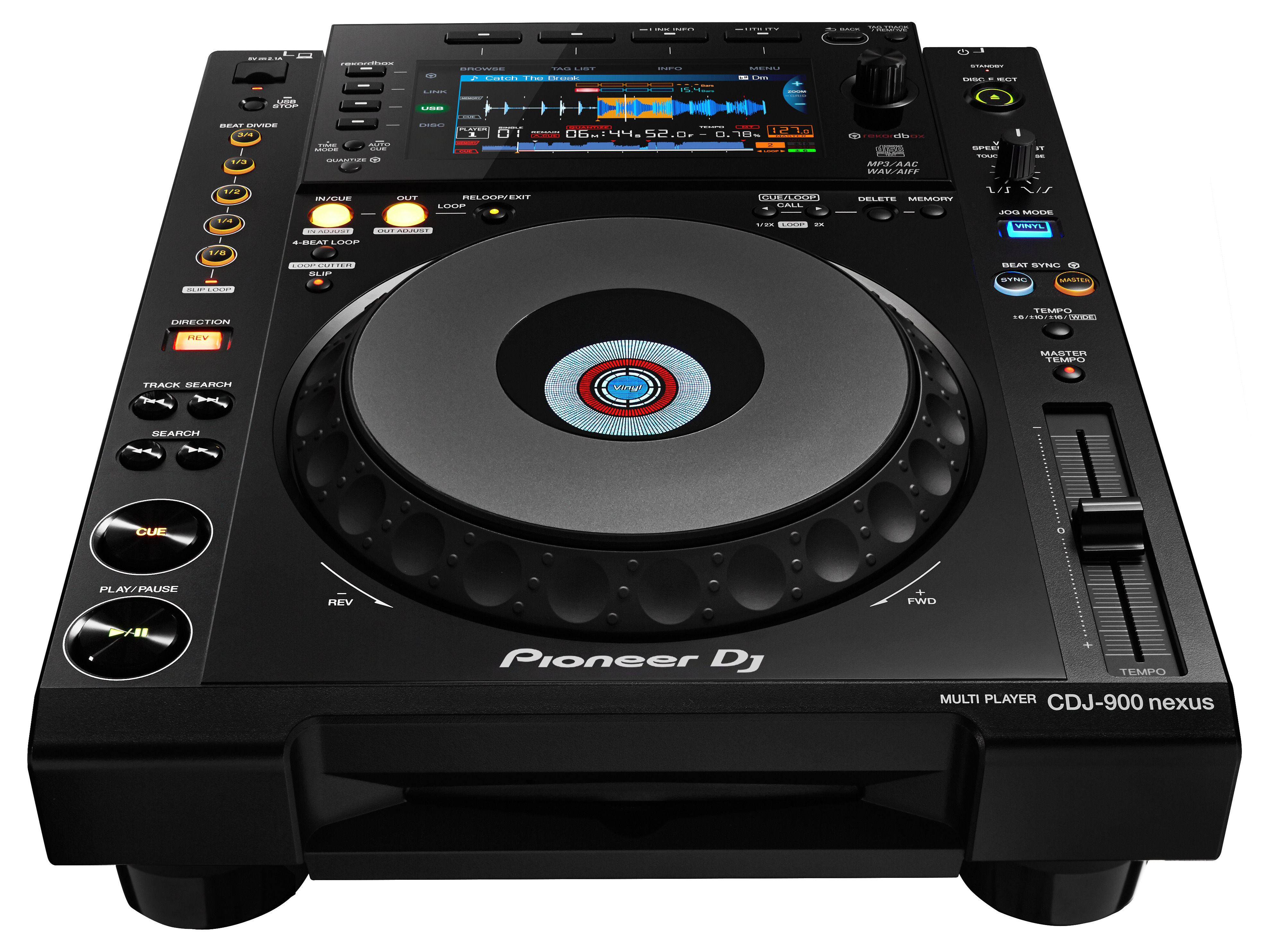 Pioneer CDJ-900NXS, Professioneller Multi-Player, schwarz, inklusive Hardcase, sehr gepflegter Zustand. | Zustand: Sehr Gut