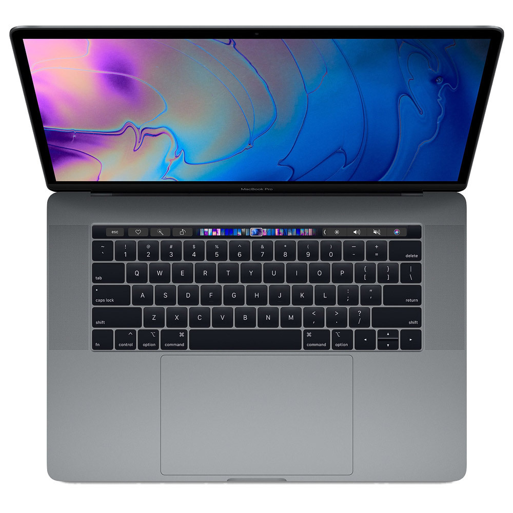 Apple MacBook Pro 15" 2016 Space Grau, Quad-Core i7, 16GB RAM, 512GB SSD, Touch Bar, 513 Ladezyklen, macOS Monterey installiert | Zustand: Gut