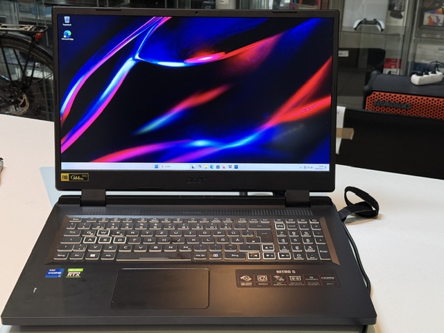 Acer Nitro 5 AN517-55 Schwarz, Intel Core i7-12700H, 16GB RAM, 512GB SSD, GeForce RTX 3070 8GB, 17,3 Zoll, Windows 11 | Zustand: Gut – Bild 2
