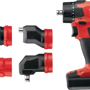 Hilti SFE 2-A12 Mehrfach-Bohrschrauber, Set mit Koffer, 2 Akkus, Ladegerät C 4 | 12-50, Bit-Set und 4 wechselbaren Vorsätzen. | Zustand: Sehr Gut