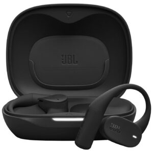 JBL Sense Lite Schwarz, True Wireless Open-Ear-Kopfhörer mit 32h Gesamtlaufzeit, IP54-Schutz und sicherem Ohrbügel-Design. | Zustand: Neu