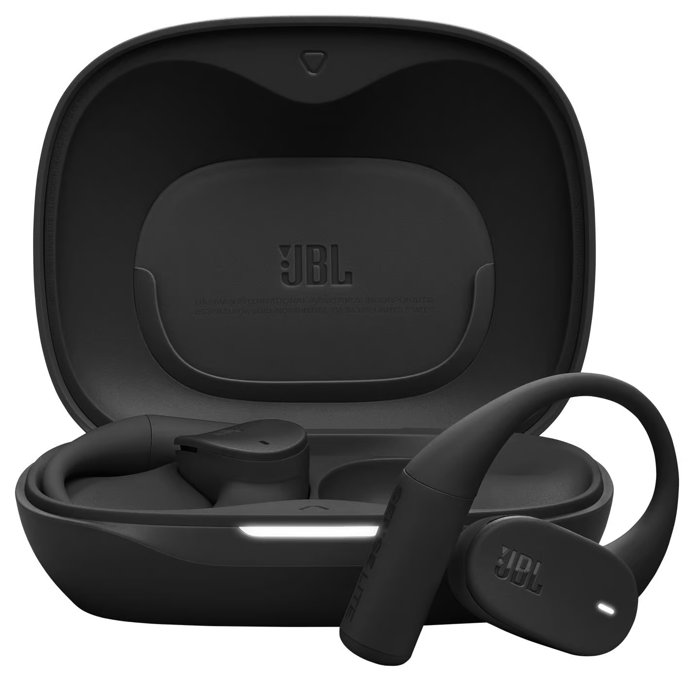JBL Sense Lite Schwarz, True Wireless Open-Ear-Kopfhörer mit 32h Gesamtlaufzeit, IP54-Schutz und sicherem Ohrbügel-Design. | Zustand: Neu