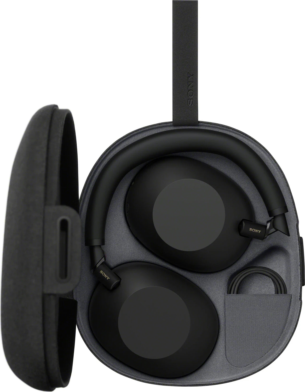 Sony WH-1000XM6, Schwarz, Premium Over-Ear Kopfhörer mit Noise Cancelling, faltbarem Design und Transport-Case. | Zustand: Neu – Bild 3