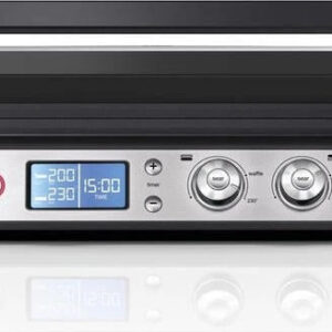Braun MultiGrill 9 CG 9040 Schwarz/Edelstahl, Kontaktgrill mit 2000 W, Digitalanzeige, 3 Grillpositionen und unabhängigen Thermostaten. | Zustand: Neu