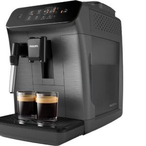 Philips Series 800 EP0824/00 Grau, Kaffeevollautomat mit klassischem Milchaufschäumer, Keramikmahlwerk und SensorTouch-Display. | Zustand: Neu