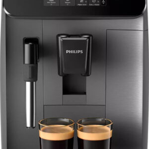 Philips EP0824/00 Series 800 Grau, Kaffeevollautomat mit 15 bar, Touchdisplay, Keramikmahlwerk und manueller Dampfdüse | Zustand: Neu