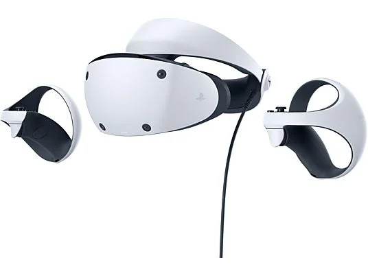Sony PlayStation VR2 Headset Set, Virtual-Reality-System für PS5, inklusive zwei Sense-Controllern, Zubehör und Originalverpackung. | Zustand: Gut