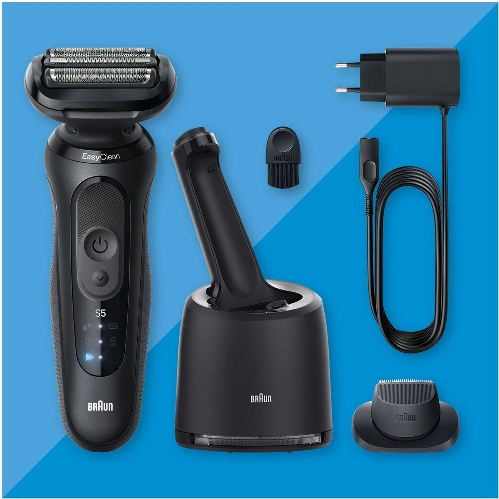 Braun Series 5 52-N7200cc Schwarz, Elektrischer Wet&Dry Rasierer mit 4-in-1 SmartCare Reinigungsstation, Präzisionstrimmer und Akku. | Zustand: Neu – Bild 3