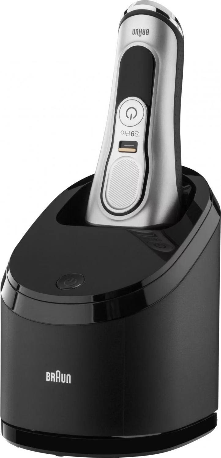 Braun Series 9 Pro 9485cc Wet&Dry, Elektrorasierer mit 5-in-1 SmartCare Center, ProLift Trimmer und Sonic-Technologie, schwarz | silber | Zustand: Neu – Bild 3