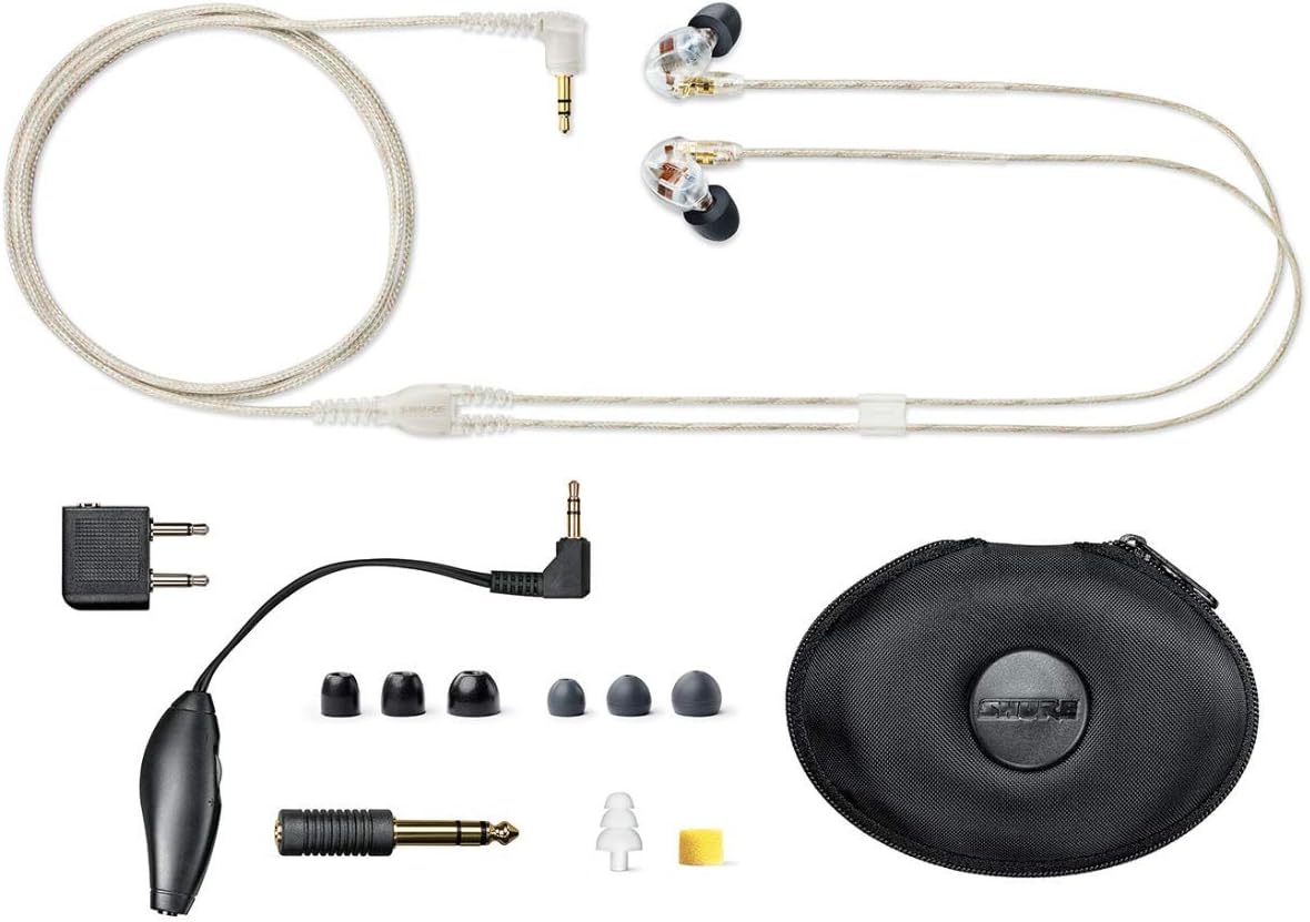 Shure SE535-CL In-Ear-Kopfhörer Transparent, Professionelle Sound Isolating Ohrhörer mit Triple High-Definition Treibern und abnehmbarem Kabel | Zustand: Neu – Bild 2