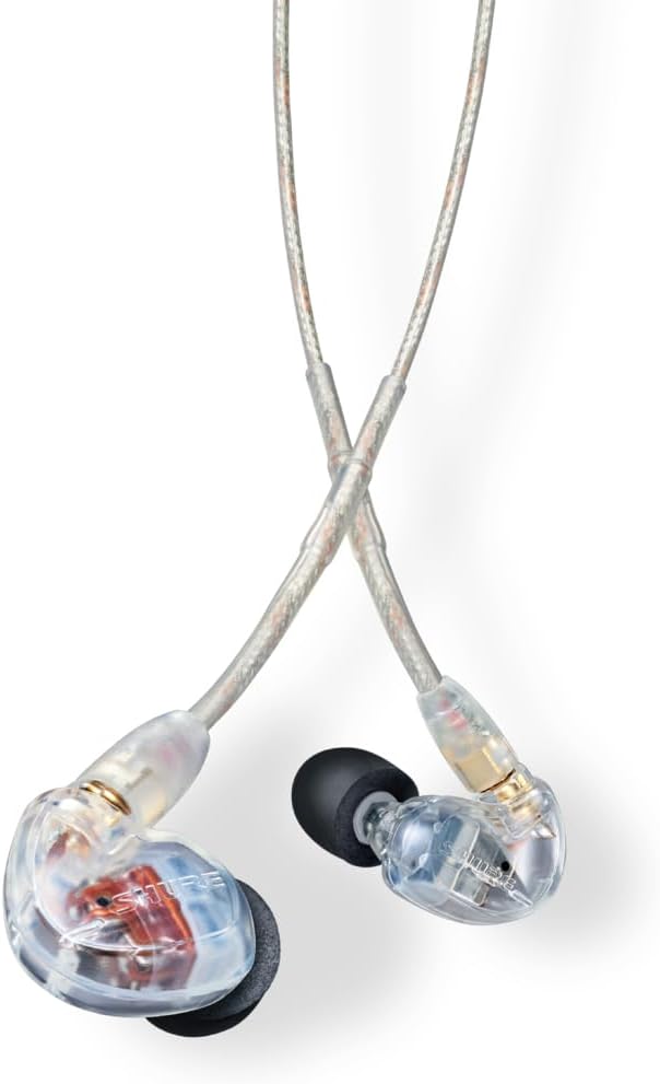 Shure SE535-CL In-Ear-Kopfhörer Transparent, Professionelle Sound Isolating Ohrhörer mit Triple High-Definition Treibern und abnehmbarem Kabel | Zustand: Neu – Bild 3