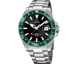 Jaguar Executive Diver J860/B Grün, Herrenuhr, Edelstahl, Saphirglas, 20 ATM, Quarz, inkl. Originalverpackung | Zustand: Sehr Gut