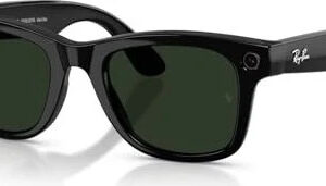Ray-Ban Meta Wayfarer Gen2 Shiny Black, Smart Glasses mit Clear | Graphite Green Gläsern, inklusive Verpackung und Originalrechnung. | Zustand: Neu