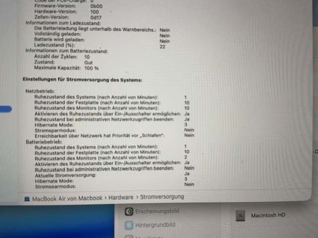 Apple MacBook Air 15" M2 2023, 24GB RAM, 1TB SSD, 10 Ladezyklen, inkl. Ladegerät, ohne Verpackung | Zustand: Sehr Gut – Bild 4