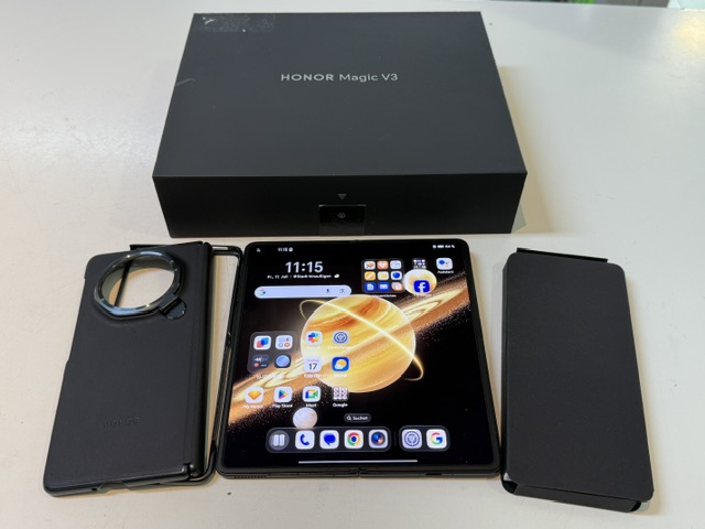 Honor Magic V3 512GB Schwarz, Inklusive Originalverpackung, Hülle und Ladekabel. | SimLock: Frei | Zustand: Sehr Gut | Farbe: schwarz | Akku: Sehr Gut – Bild 2