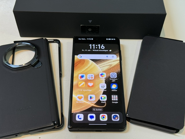 Honor Magic V3 512GB Schwarz, Inklusive Originalverpackung, Hülle und Ladekabel. | SimLock: Frei | Zustand: Sehr Gut | Farbe: schwarz | Akku: Sehr Gut – Bild 3
