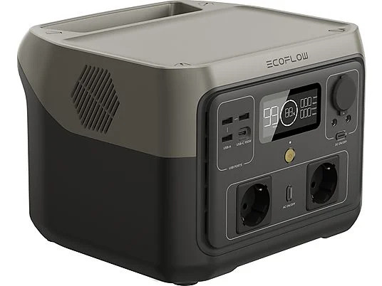 EcoFlow River 2 Max Powerstation, Tragbare Powerstation mit 512 Kapazität, 500W Ausgangsleistung, LiFePO4-Akku, inkl. Verpackung | Zustand: Wie Neu