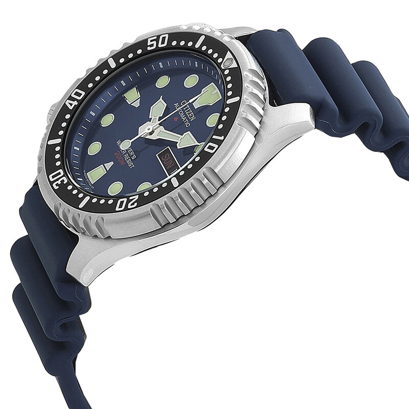 Citizen Promaster Marine NY0040-17L Blau, Automatik-Taucheruhr, 42mm EdelstahLadegerätehäuse, inkl. Box, Ersatz-Edelstahlarmband & Werkzeug | Zustand: Sehr Gut – Bild 3