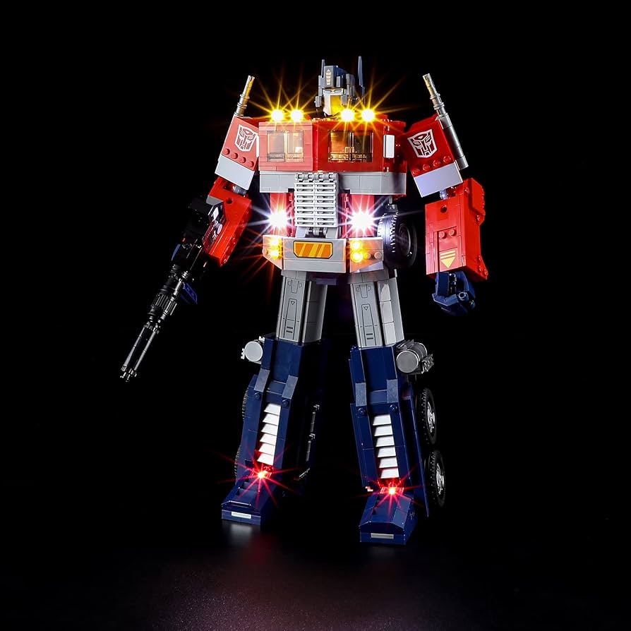 LEGO Icons Transformers Optimus Prime 10302, 2-in-1-Modell, verwandelbar in LKW, 1508 Teile, 19 Gelenke, inkl. Zubehör, OVP, Neuware | Zustand: Neu | Farbe: – Bild 3