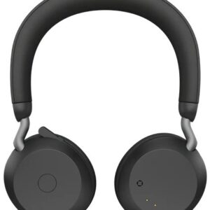 Jabra Evolve2 75 Schwarz, MS Stereo USB-A Headset, kabellos, Bluetooth, Active Noise-Cancelling, ohne Ladestation | Zustand: Sehr Gut