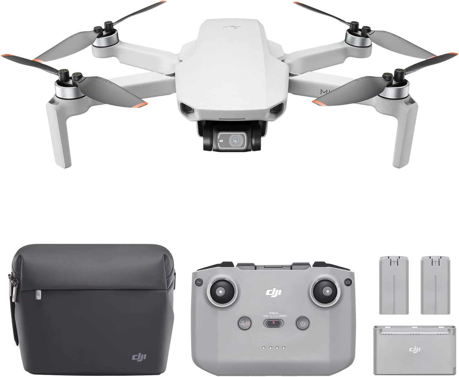 DJI Mini 2 Fly More Combo Hellgrau, Inkl. Tasche, 3 Akkus, Controller. Gerät ist mit dem Konto des Vorbesitzers verbunden, funktioniert aber. | Zustand: Sehr Gut – Bild 2