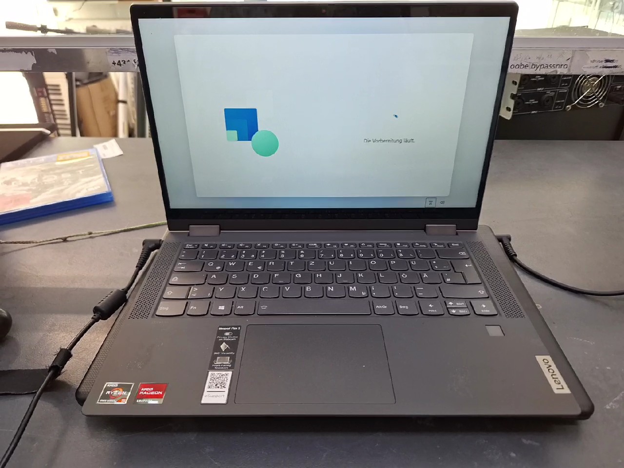 Lenovo IdeaPad Flex 5 14ALC05 Ryzen 5, Wichtiger Hinweis: Siehe Beschreibung!!! ryzen 5 5500u, 8gb ram, 512gb ssd, 14" fhd touch | Zustand: Gebraucht – Bild 4