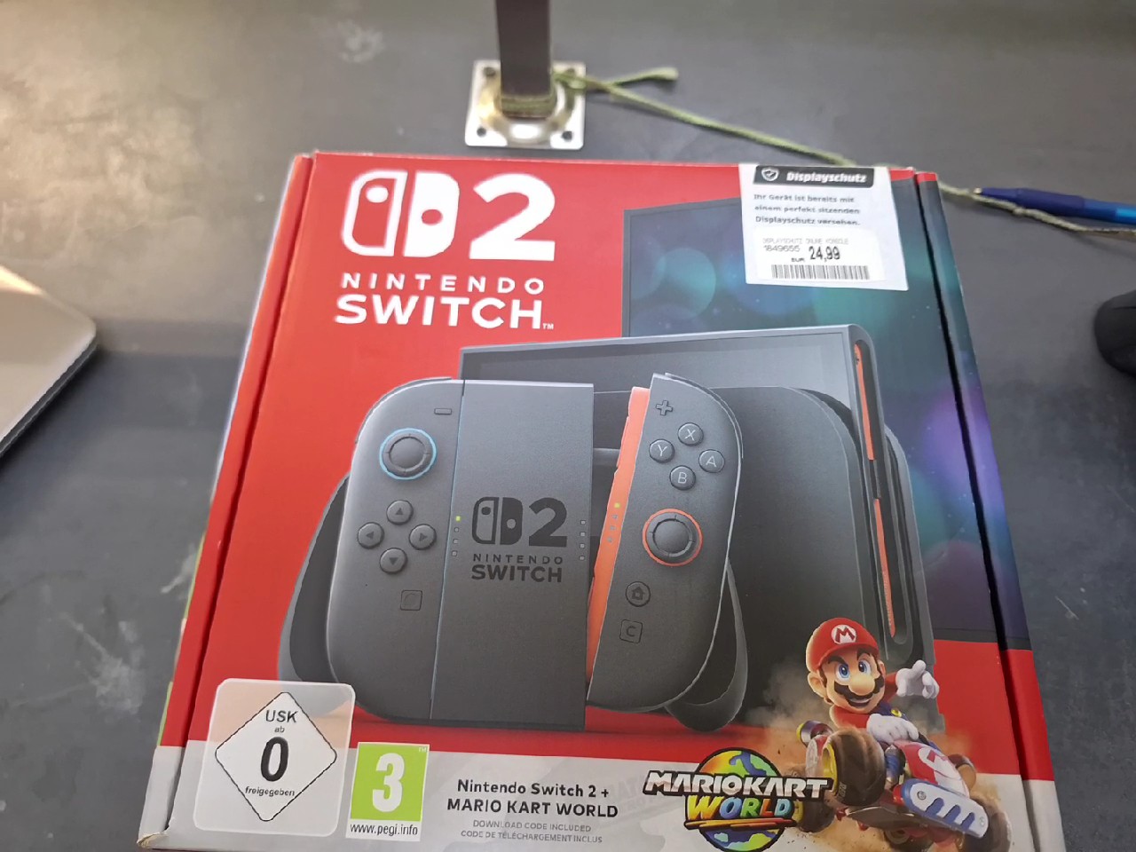 Nintendo Switch 2, Schwarz, OVP, nur Dockstation, ohne Ladegerät und Zubehör, Gebrauchsspuren hinten auf Halterung | Zustand: Sehr Gut | Farbe: schwarz – Bild 5