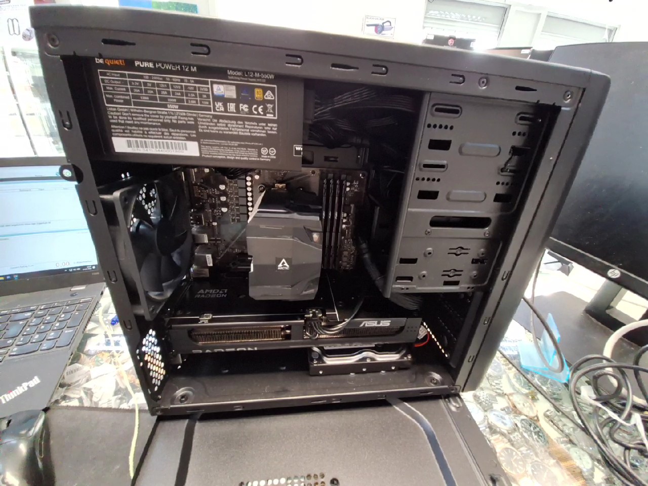 Gaming PC Ryzen 5 5500, Radeon RX 9060 XT, Gaming PC mit AMD Ryzen 5 5500, 32GB RAM, 512GB SSD, 1TB HDD und Radeon RX 9060 XT Grafikkarte., Netzteil 550W | Zustand: Sehr Gut – Bild 5