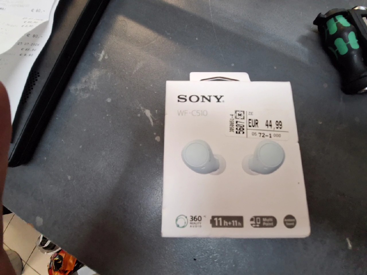 Sony WF-C510 In-Ear Kopfhörer 2024, True Wireless, 22h Laufzeit, Multipoint, 360 Reality Audio, IPX4, Bluetooth 5.3, Ambient Sound | Zustand: Neu – Bild 2