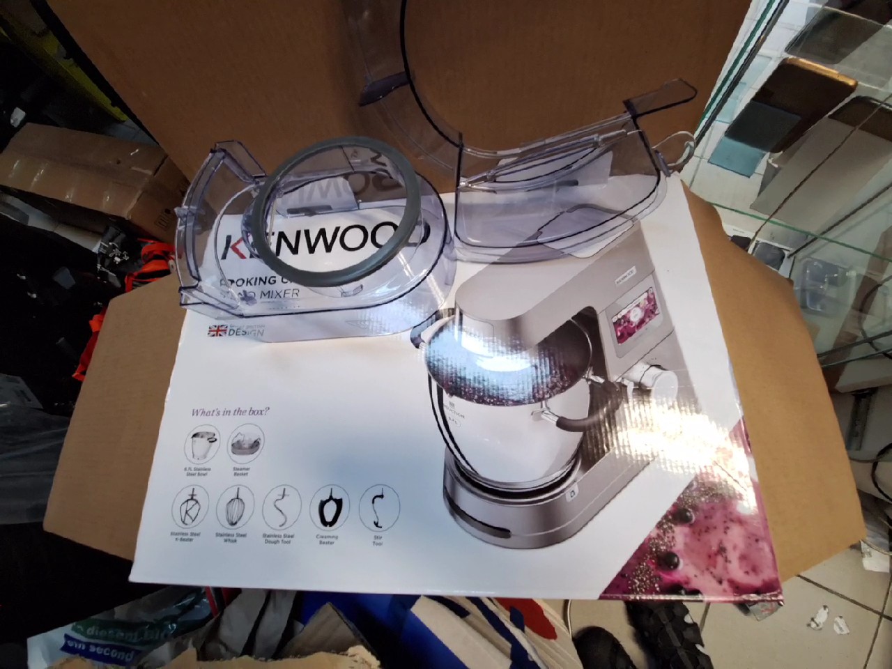 Kenwood Cooking Chef XL KCL95.424SI Silber, Küchenmaschine mit Induktion, 1500 W, integrierter Waage, Touchscreen & App-Steuerung, inkl. OVP | Zustand: Gut – Bild 6