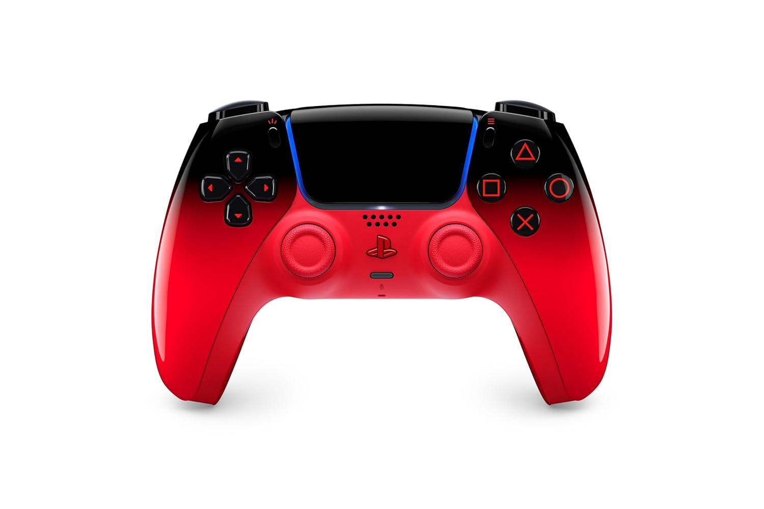 Sony DualSense Controller Techno Red, Wireless-Controller aus der Hyperpop Collection, inklusive Originalverpackung (OVP). | Zustand: Sehr Gut | Farbe: rot | schwarz