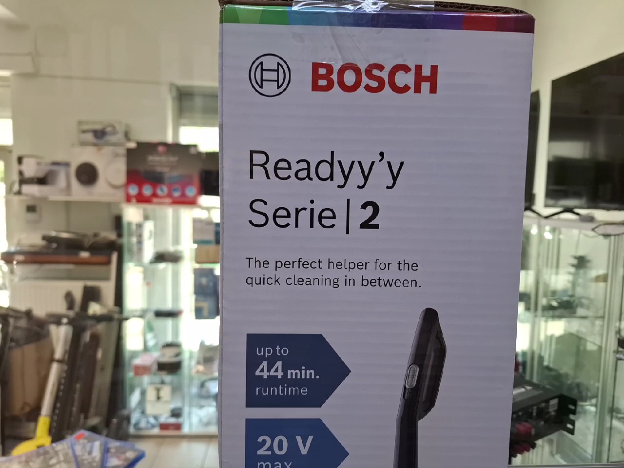 Bosch Readyy'y Serie 2 BBHL2LED Schwarz, 20V Li-Ion Akku, 2-in-1 Handstaubsauger, All-Floor Düse mit LED, OVP | Zustand: Neu – Bild 4