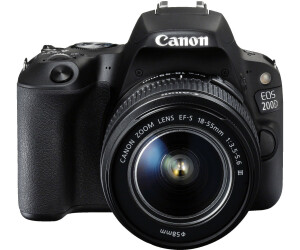 Canon EOS 200D mit 18-55mm Objektiv Schwarz, DSLR-Kamera mit APS-C-Sensor, schwenkbarem Display, 2 Akkus, Ladegerät und Fernbedienung BR-E1. | Zustand: Sehr Gut – Bild 2