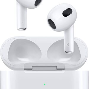 Apple AirPods 3. Generation, In-Ear Bluetooth-Kopfhörer mit MagSafe Ladecase, weiß, 3D Audio mit Head Tracking, adaptiver EQ | Zustand: Gut | Farbe: weiss