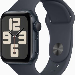 Apple Watch SE 2. Gen. 2023 Midnight 44mm, Smartwatch mit GPS, Aluminiumgehäuse in Midnight, inkl. Originalverpackung. | Zustand: Gut