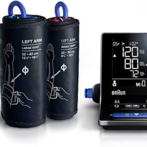 Braun ExactFit 5 Connect BUA6350, Oberarm-Blutdruckmessgerät mit Bluetooth, App-Anbindung, zwei Manschettengrößen und Display. | Zustand: Neu