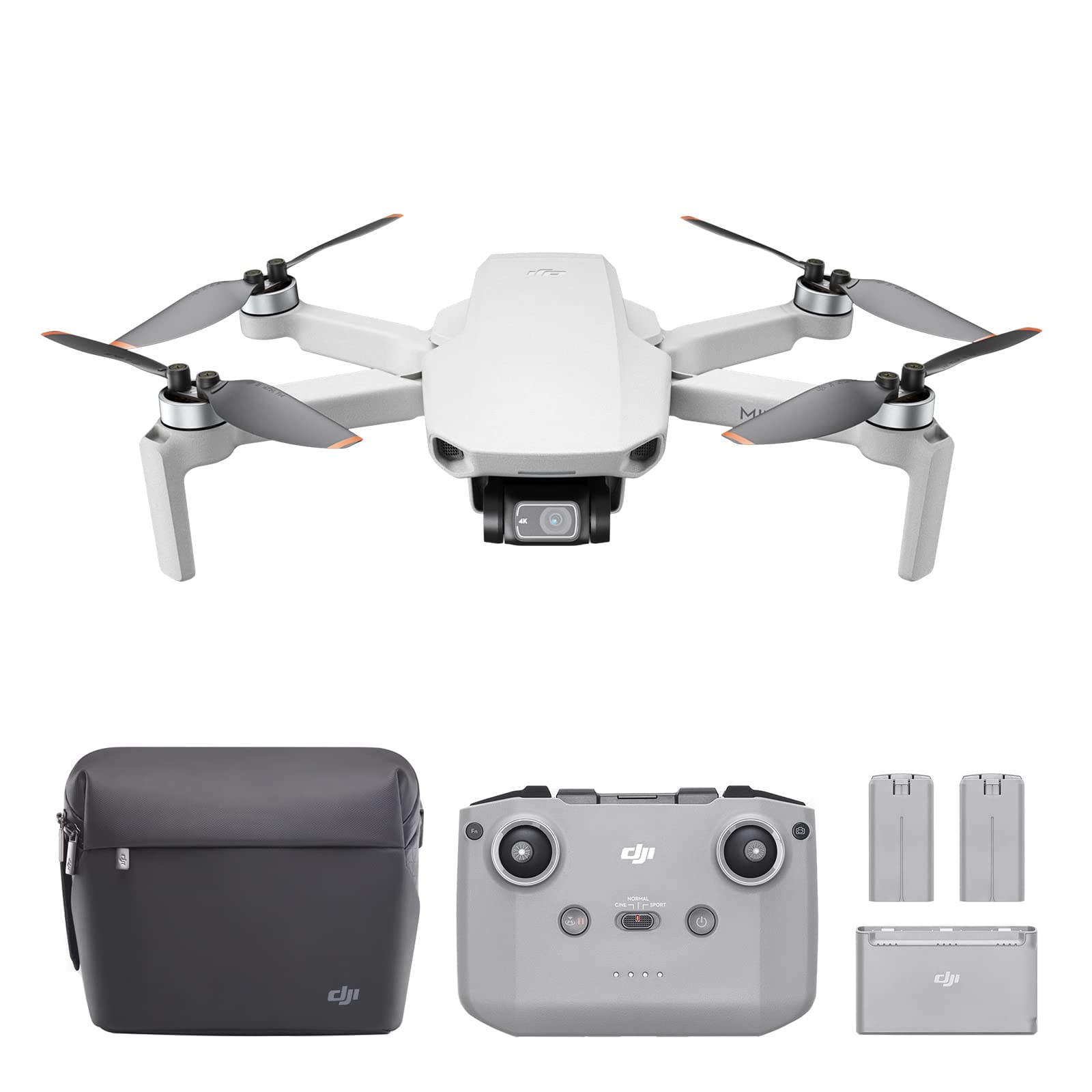 DJI Mini 2 Fly More Combo Hellgrau, Inkl. Tasche, 3 Akkus, Controller. Gerät ist mit dem Konto des Vorbesitzers verbunden, funktioniert aber. | Zustand: Sehr Gut