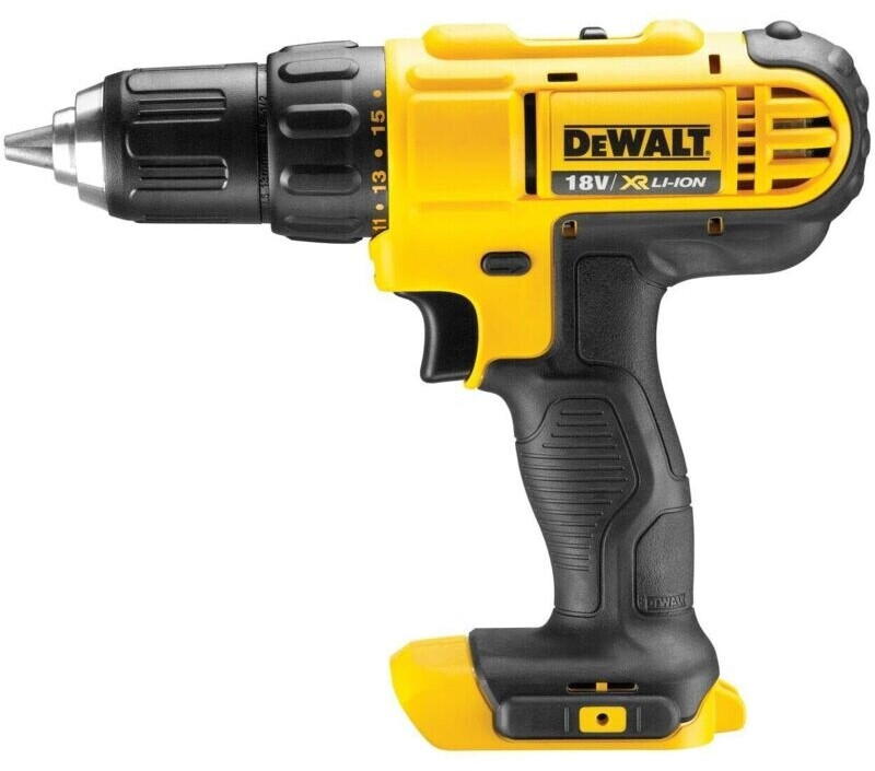 DeWalt DCD771 Akkuschrauber, Set im Koffer mit 2 Stk. 5.0 Ah Akkus, Ladegerät, Spitzzange, Schraubenzieher, Messband, Rassiermesser | Zustand: Sehr Gut