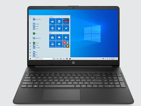 HP Laptop 15-fc0079ng, AMD Ryzen 3 7320U, 8GB RAM, 256GB SSD, 15,6 Zoll, Windows 10 Home im S-Modus, inkl. Stofftasche | Zustand: Sehr Gut