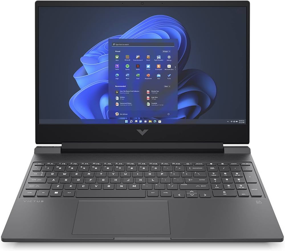 HP Victus 15-fa Gaming Laptop i5-12500H, 15,6 Zoll, 16GB RAM, 512GB SSD, NVIDIA GeForce RTX 4050 6GB, inkl. Ladegerät, dunkeLadegerätrau | Zustand: Sehr Gut