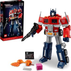 LEGO Icons Transformers Optimus Prime 10302, 2-in-1-Modell, verwandelbar in LKW, 1508 Teile, 19 Gelenke, inkl. Zubehör, OVP, Neuware | Zustand: Neu | Farbe: