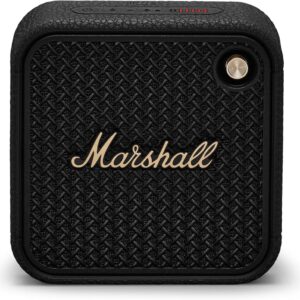 Marshall Willen II Schwarz, Tragbarer Bluetooth-Lautsprecher, IP67 staub- und wasserfest, 17+ Std. Akkulaufzeit, leichte Gehäuseabnutzung | Zustand: Sehr Gut